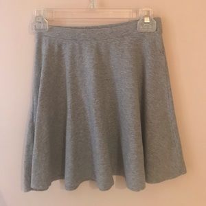 Gray Forever 21 skater skirt